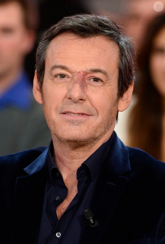 Jean-Luc Reichmann - Enregistrement de l'émission Vivement Dimanche à Paris le 14 janvier 2015.