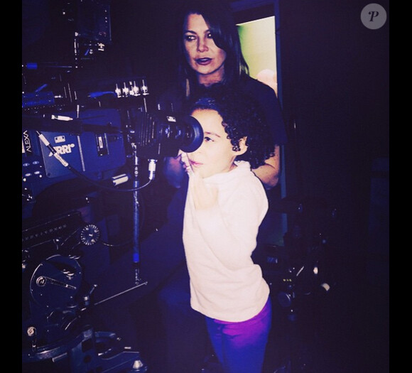 Ellen Pompeo et sa fille Stella sur Instagram, le 30 janvier 2015