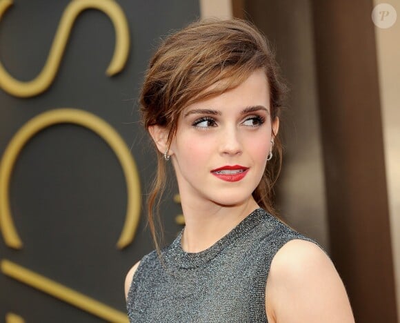 Emma Watson - 86e cérémonie des Oscars à Hollywood, le 2 mars 2014.
