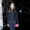 Marie-Ange Casta assiste au vernissage de l'exposition "Karlywood" par la dessinatrice Tiffany Cooper dans la boutique Karl Lagerfeld, boulevard Saint-Germain. Paris, le 5 mars 2015.