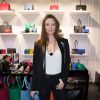 Audrey Marnay assiste au vernissage de l'exposition "Karlywood" par la dessinatrice Tiffany Cooper dans la boutique Karl Lagerfeld, boulevard Saint-Germain. Paris, le 5 mars 2015.