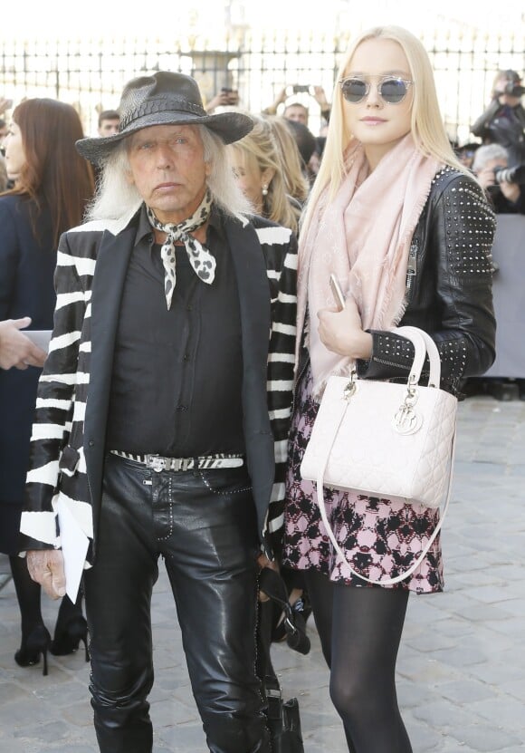 James Goldstein et sa compagne Ilona Guzarevich -  People au défilé de mode "Christian Dior", collection prêt-à-porter automne-hiver 2015/2016, à Paris. Le 6 mars 2015