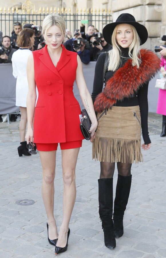 Caroline Vreeland - People au défilé de mode "Christian Dior", collection prêt-à-porter automne-hiver 2015/2016, à Paris. Le 6 mars 2015