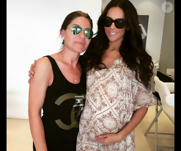 Terri Seymour a ajouté une photo à son compte Instagram alors qu'elle était enceinte, le 9 mars 2015 
