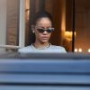 Rihanna à la sortie de son hôtel à Paris le 10 mars 2015