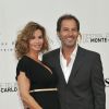 Ingrid Chauvin, enceinte et son mari Thierry Peythieu, lors de la cérémonie d'ouverture du 53eme festival de Monte Carlo au Forum Grimaldi a Monaco, le 9 juin 2013.