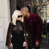 Kim Kardashian et Kanye West quittent le Royal Monceau à Paris, le 11 mars 2015.