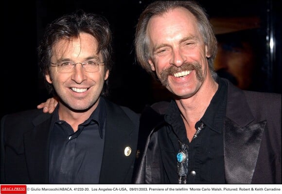 Robert Carradine et son frère Keith à Los Angeles en janvier 2003.