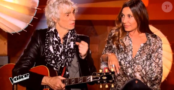 Zazie et Louis Bertignac dans The Voice 4, sur TF1, le samedi 14 mars 2015