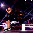 Battle entre Suny, Estelle Mazzillo et Nehuda dans The Voice 4, sur TF1, le samedi 14 mars 2015