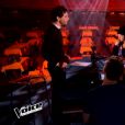 Battle entre Camille Lellouche et Jérémy Charvet dans The Voice 4, sur TF1, le samedi 14 mars 2015