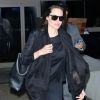 Angelina Jolie arrive en provenance d'Irak à l'aéroport de LAX à Los Angeles, le 27 janvier 2015.