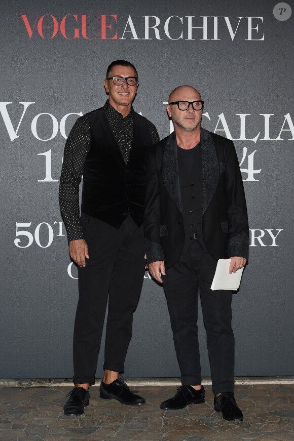 Stefano Gabbana et Domenico Dolce à Milan. Le 21 septembre 2014.