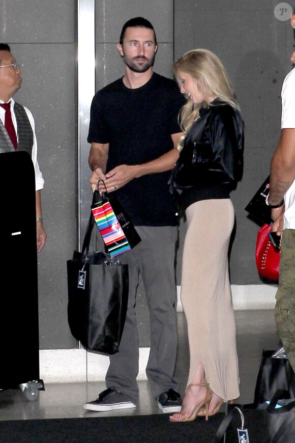 Brandon et Leah Jenner (Felder) à Los Angeles, août 2013.