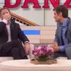L'acteur américain Tony Danza en larmes sur le plateau de The Dr. Oz Show évoque le décès de sa mère et son grave accident de ski, mars 2015.
