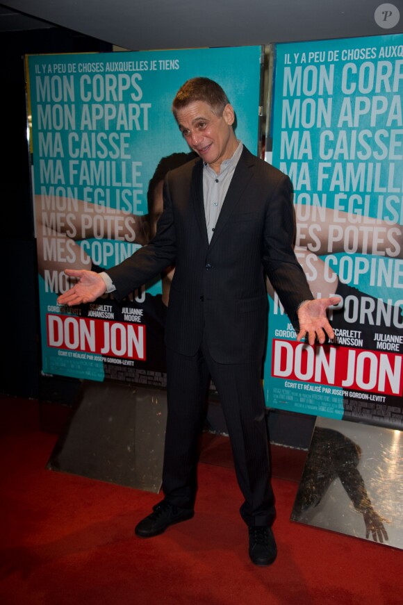 Tony Danza à l' Avant-Premiere du film "Don Jon" de Joseph Gordon Levitt a l'UGC Cine-Cite Les Halles a Paris le 12 decembre 2013.  
