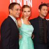 Tony Danza, Scarlett Johansson, Joseph Gordon-Levitt à la Premiere du film "Don Jon" a New York, le 12 septembre 2013. 