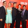 Tony Danza, Scarlett Johansson, Joseph Gordon-Levitt, Julianne Moore à la  Premiere du film "Don Jon" a New York, le 12 septembre 2013.  
