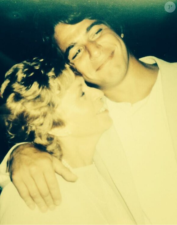 Tony Danza et sa mère décédée, sur Twitter le 11 mai 2014