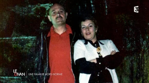Le professeur Choron et son épouse - Michèle Bernier évoque le suicide de sa mère Odile Vaudelle - Emission Le Divan sur France 3. Mardi 17 mars 2015.