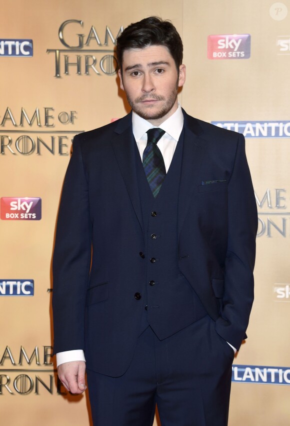 Daniel Portman à l'avant-première mondiale de la saison 5 de "Game of Thrones" organisée à Londres, le 18 mars 2015.