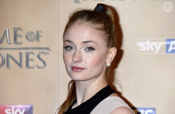 Sophie Turner à l'avant-première mondiale de la saison 5 de "Game of Thrones" organisée à Londres, le 18 mars 2015.