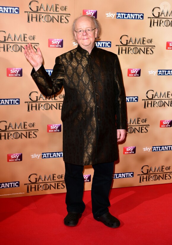 Roger Ashton-Griffiths à l'avant-première mondiale de la saison 5 de "Game of Thrones" organisée à Londres, le 18 mars 2015.