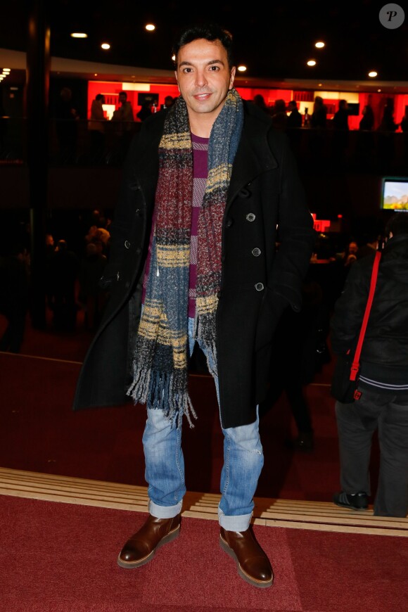 Exclusif - Kamel Ouali assiste à un concert de Véronic Dicaire à l'Olympia à Paris, le 19 février 2015.