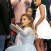 Jennifer Lopez avec ses enfants Emme et Maximilian lors de la première d'En Route au Regency Village Theatre à Westwood, Los Angeles, le 22 mars 2015.
