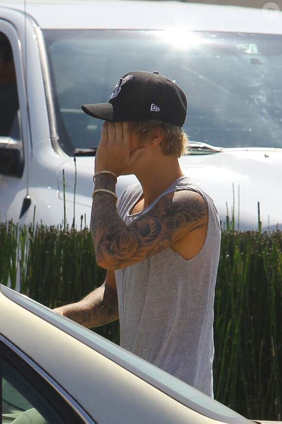 Justin Bieber à Hollywood, Los Angeles, le 22 mars 2015