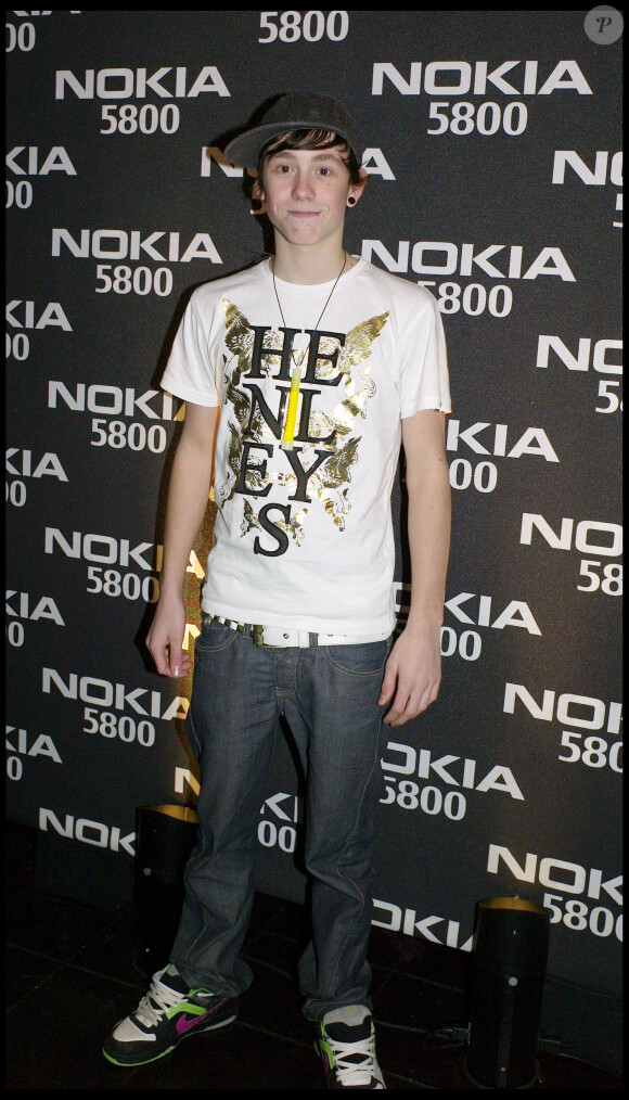 Lil' Chris alias Chris Hardman à la soirée Nokia 5800 au Punk à Londres, le 27 janvier 2009  