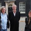 Les animateurs de Top Gear James May, Jeremy Clarkson et Richard Hammond à Londres, le 29 novembre 2011