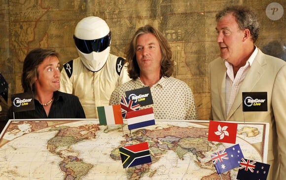 Le Stig, Richard Hammond, James May et Jeremy Clarkson le 25 septembre 2009