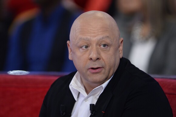 Le chef Thierry Marx dans l'émission Vivement Dimanche à Paris le 9 décembre 2014.