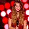 La jolie Manon Palmer dans The Voice 4, le samedi 17 janvier 2015, sur TF1