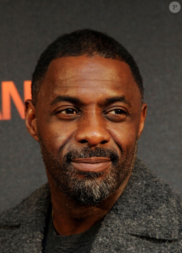 Idris Elba - Première du film "Gunman" à Londres. Le 16 février 2015 
