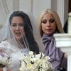 Exclusif - La star Lady Gaga demoiselle d'honneur au mariage de sa meilleure amie d'enfance à la Nouvelle-Orléans, le 20 mars 2015.