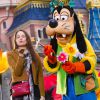 Marie Gillain célèbre le printemps à Disneyland Paris. Mars 2015