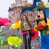 Marie Gillain célèbre le printemps à Disneyland Paris. Mars 2015