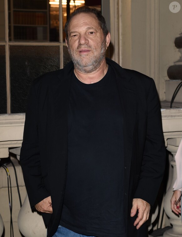 Harvey Weinstein - Stella McCartney présente sa nouvelle collection "Green Carpet Challenge" lors de la fashion week à Londres, le 14 septembre 2014.