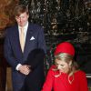 Le roi Willem-Alexander et la reine Maxima des Pays-Bas à Hambourg lors de leur visite officielle en Allemagne, le 20 mars 2015