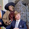 Le roi Willem-Alexander et la reine Maxima des Pays-Bas en visite à Lübeck, le 19 mars 2015.