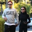  Exclusif -Robert Pattinson est all&eacute; d&eacute;jeuner avec sa petite amie FKA Twigs &agrave; Los Angeles le 21 novembre 2014. 