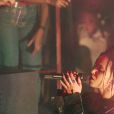  Exclusif - Tahliah Barnett (FKA twigs) donne un concert unique &agrave; la Maroquinerie sous les yeux admiratifs de son petit-ami Robert Pattinson, &agrave; Paris, le 14 octobre 2014. 