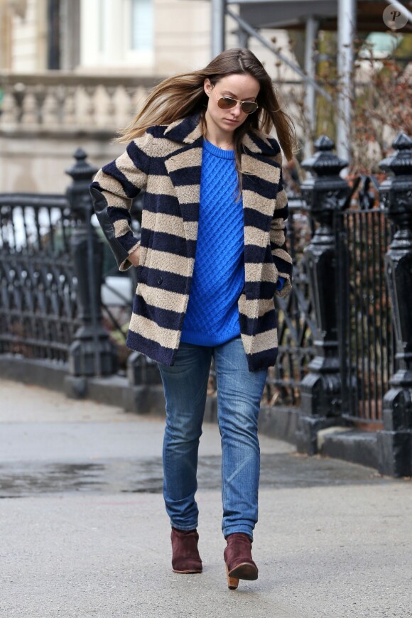 Olivia Wilde à New York le 26 mars 2015.