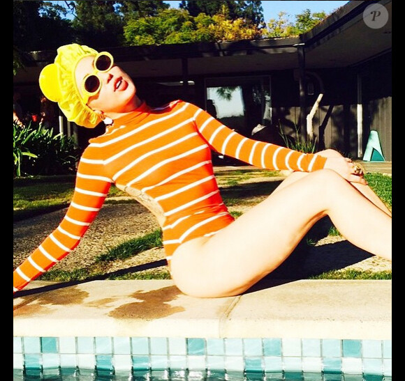 Miley Cyrus a ajouté une photo à son compte Instagram, le 29 mars 2015