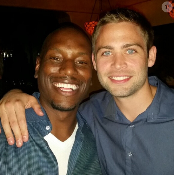 Cody Walker et Tyrese Gibson. Photo postée le 13 juillet 2014.