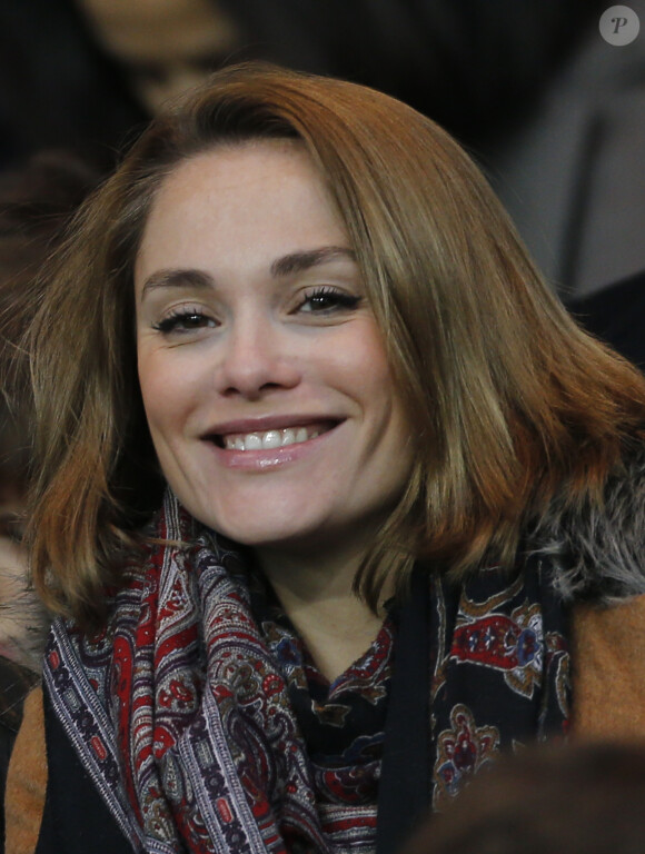 Joy Esther - People au match PSG-Nantes au Parc des Princes à Paris le 6 décembre 2014.