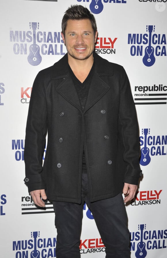 Nick Lachey à la soirée "Musicians On Call" en l'honneur de Kelly Clarkson et Charlie Walk à New York, le 18 novembre 2014.