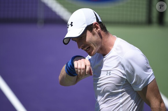 Andy Murray s'est incliné en finale du Masters de Miami, le 5 avril 2015, face à Novak Djokovic
